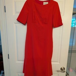 Lands' End Red Women's Dress